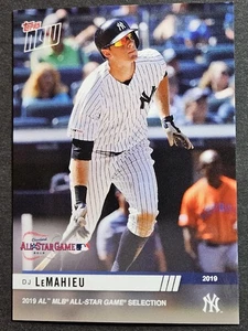 2019 Topps Now #AL-11 DJ LeMahieu New York Yankees ASG - Picture 1 of 2