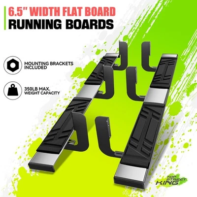 estriberas con almohadilla rectangular de 6,5" para Ford F250 SD cabina extendida 99-16 Foto 1 de 4