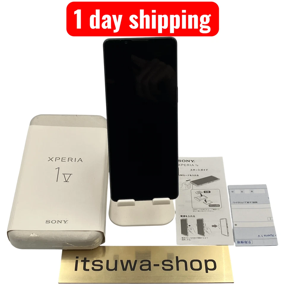 Sony Xperia 1 V XQ-DQ44 Negro 512GB 16GB RAM Doble SIM 6.5" OLED Desbloqueado Japón Foto 1 de 4