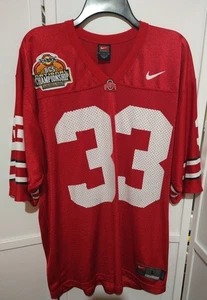 Vintage NCAA Ohio State Buckeyes Trikot Erwachsene Large Nike Laurinaitis BCS Patch  - Bild 1 von 8