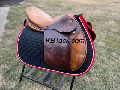 二手状况完好 18 英寸 34 厘米 PRESTIGE Michel Robert Appaloosa 英语 密切接触 SADDLE — 第 1/4 张图片