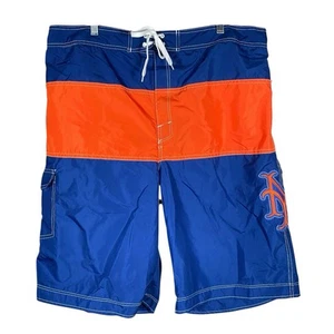 G-III New York Mets Swim Trunks Mens XXL Cooperstown Collection Board Shorts - Picture 1 of 16