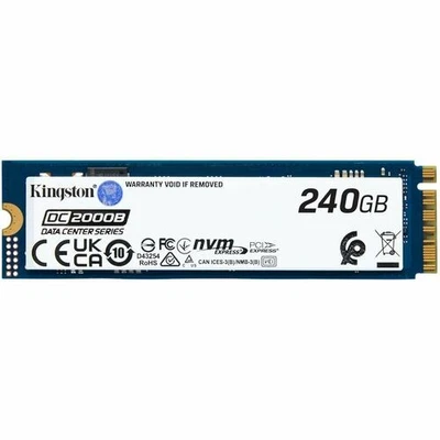 Kingston DC2000B 240 GB Solid State Drive - M.2 2280 Internal - PCI Express NVMe - Image 1 of 3