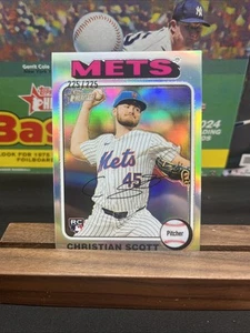 2024 Topps Heritage High Number Christian Scott Silver Chrome /225 BOOKEND - Picture 1 of 1
