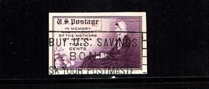 1935 U.S.COMMEM   3c Purple Whistler's Mother IMPERF Sc#754 Slogan Cancel Wow! - Picture 1 of 1