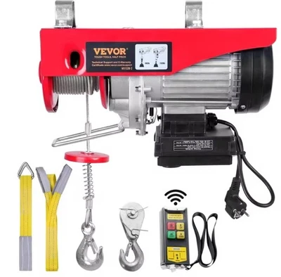 Paranco Elettrico COMANDI WIFI 400 KG Montacarico Verricello Sollevatore Carico - Immagine 1 di 4