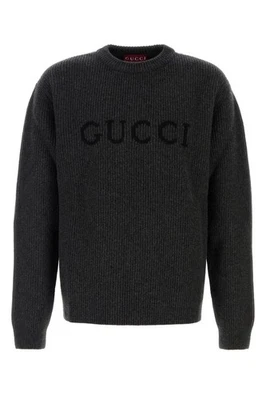 GUCCI Charcoal Wool Blend Sweater New And Authentic - Image 1 of 3