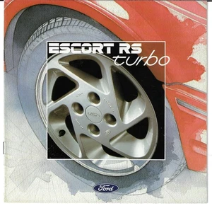 Ford Escort RS Turbo Mk4 1986-1987 UK Market Sales Brochure - Picture 1 of 4