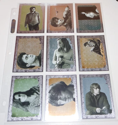 Harry Potter Deathly Hallows Part 1 2010 Artbox Puzzle Card Set R1 - R9 Complete - Image 1 of 4