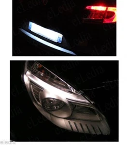 Para Scenic 2 Delantero 08/2006 Luces de Posición Matrícula 4 Bombillas LED - Imagen 1 de 2