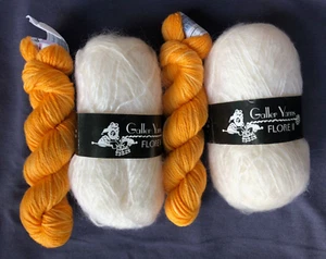 Artyarns Supermerino (2) und Galler Flore Mohair (2) mit Schal Set - Bild 1 von 3