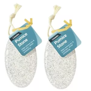 2pk Natural Pumice Stone For Feet | Hard Dead Skin Callus Remover Exfoliate Foot - Picture 1 of 3