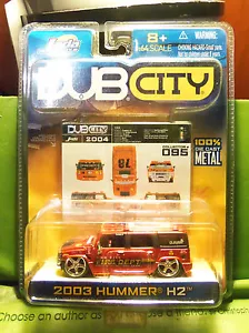 Muscle Machines Dub City 2004 04 Red Fire Dept Hazmat Bio Response Team Hummer - Picture 1 of 12