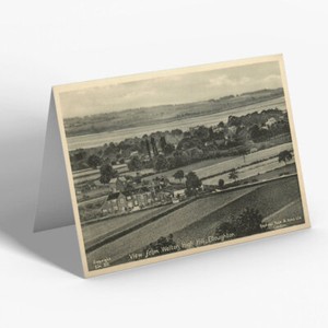 GREETING CARD - Vintage Yorkshire - View from Welton High Hill, Elloughton