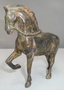 Signed Bronze Art Deco Style Art Nouveau Style Wildlife Horse Sculpture Statue - Picture 1 of 5
