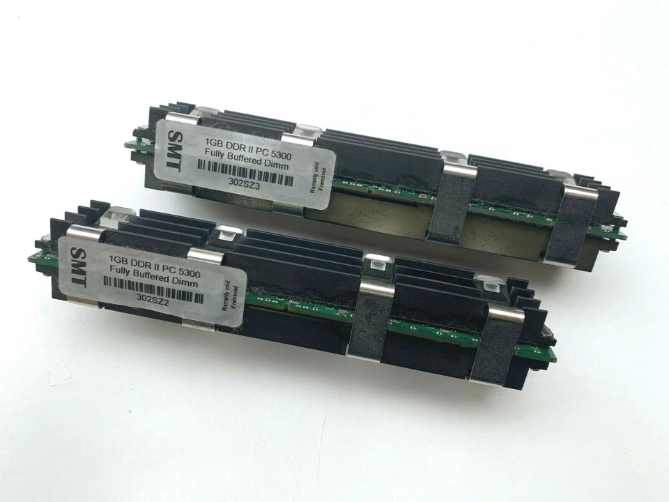 AU FB-DIMM: DDR2 PC2-5300 667Mhz 2Gb kit (2x 1Gb) Apple Mac Pro Original 1,1 2,1 - Image 1 of 1