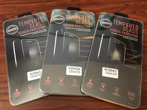3 PACK PREMIUM IPHONE GLASS SCREEN PROTECTORS IPHONE 8/8 PLUS/IPHONE X/XS - Bild 1 von 12