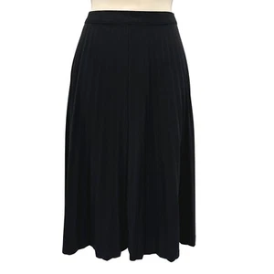 Gap Damen Midirock schwarz Plissee seitlicher Reißverschluss Größe S - Bild 1 von 9