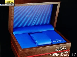 Raro Nuevo Invicta Edición Especial Caja Reloj Madera Estuche - Imagen 1 de 6