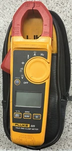 FLUKE 325 TRUE RMS CLAMP METER & CARRY CASE - Picture 1 of 8