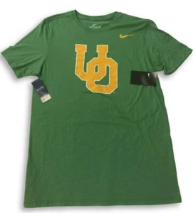 NUEVO CON ETIQUETAS Nueva Camiseta Mediana Oregon Ducks Nike Tri-Blend Vault Throwback Crackle Logotipo - Imagen 1 de 1