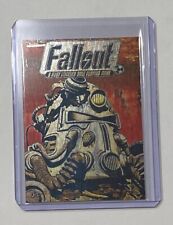 Fallout Platinum Plated Limited Artist Signed “Post Nuclear” Trading Card 1/1