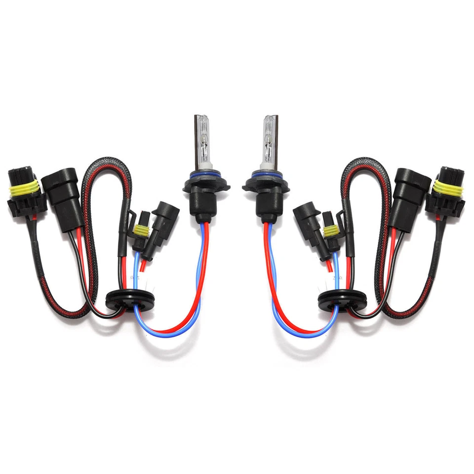 Hb4 9006 8000k HID Xenon Bulb 2 Bulbs Headlight 35w Lamps UK Blue Headlamps