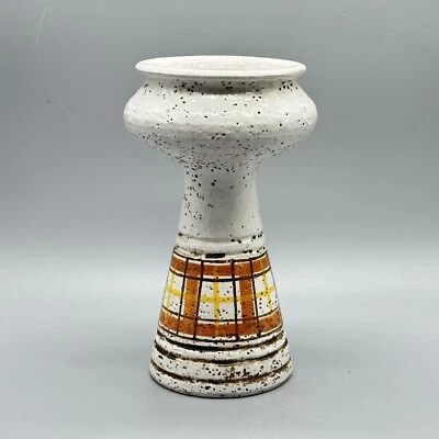 Bitossi Rosenthal Netter 1970’s Italy MCM Art Pottery Candle Holder 7” - Image 1 of 4