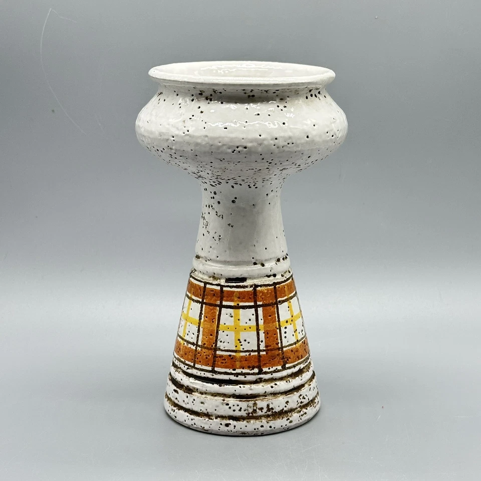 Bitossi Rosenthal Netter 1970’s Italy MCM Art Pottery Candle Holder 7” - Image 1 of 4