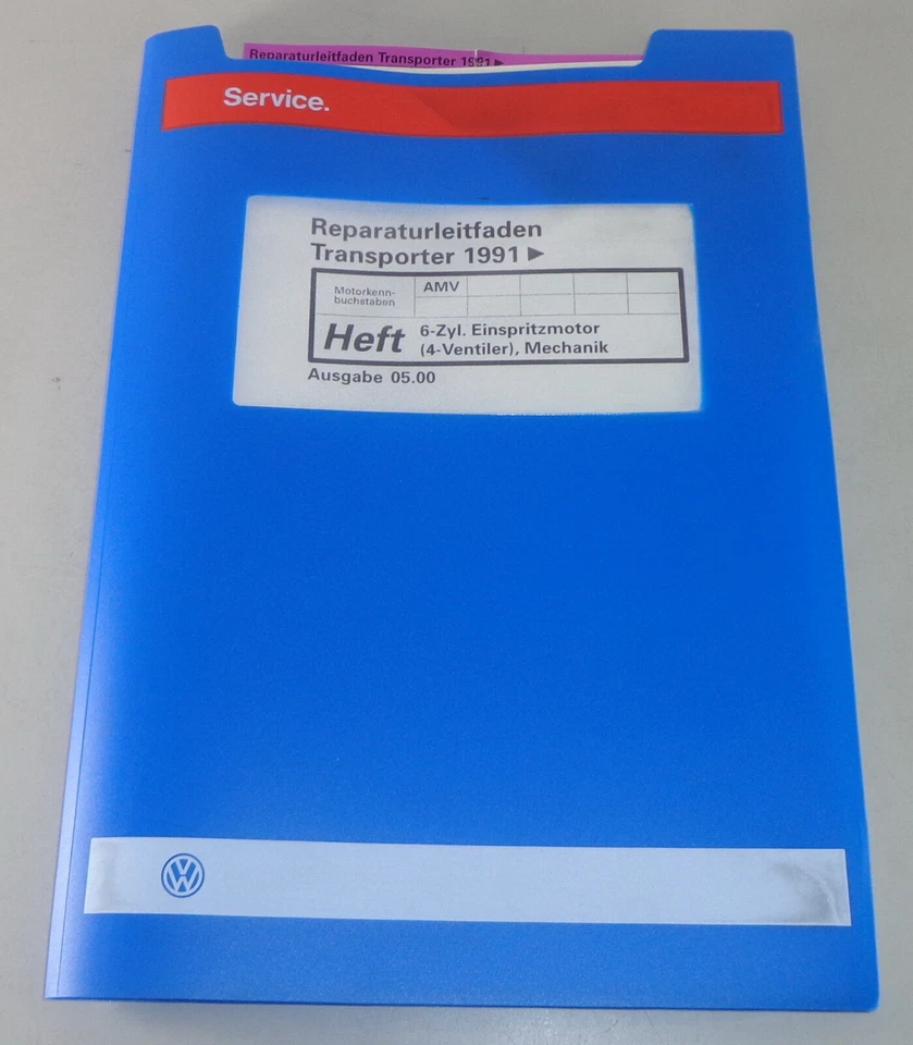 Manual de Taller VW Bus / Transporter T4 6 Cil. 2,8l V6 Motor Inyección 4 - Imagen 1 de 1
