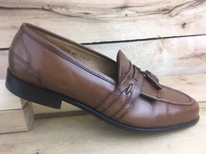Florsheim Mens Brown Naples 18498 03 Kiltie Tassel Moc Dress Loafer Sz 11.5 D - Photo 1/11