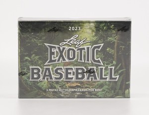 2023 LEAF EXOTIC BASEBALL HOBBY BOX