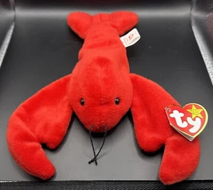 1993 OG 9, Ty Beanie Baby " Pinchers " The Lobster PVC Pellets, Retired, Mint - Bild 1 von 5