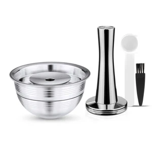 Stainless Steel 230ml Coffee Capsule Vertuoline Pod Tamper For Nespresso Plus  - Picture 1 of 11