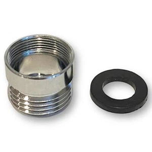 Wasserhan Adapter 1/2" auf M20 Außengewinde Übergangsstück mit Dichtungen - Bild 1 von 2