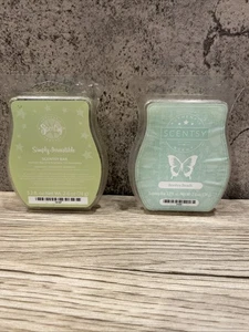 Scentsy Wax melt bar-simply irresistible & bonfire Beach - Picture 1 of 6