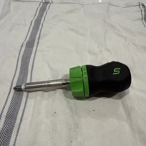 Snap-On Ratschenschraubendreher Stubby kurz grün  - Bild 1 von 3