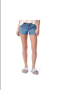 Pantalones Cortos Juniors Unionbay Delaney de Sarga Elástica, Denim - Talla 7 - Imagen 1 de 3