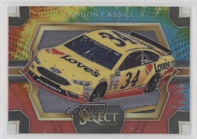 2017 Panini Select Pit Pass Tie-Dye Prizm /24 Landon Cassill #116 - Image 1 of 3
