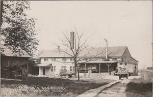 Warner's Creamery Farmington Michigan MI latas de leche camiones de entrega postal - Imagen 1 de 4