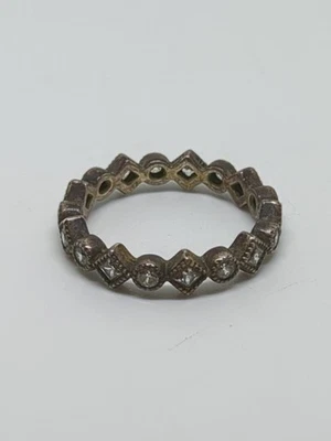 Pandora Ale Sterling Silver 925 Eternity Band Ring Size 6 - Image 1 of 4