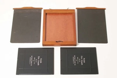 C13515 ~ 4X5 DE COLECCIÓN Soporte de placa y fundas de película OD 14,5x121x152 mm - USADO Foto 1 de 4