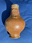 STUNNING ANTIQUE 17th CENTURY BELLARMINE , ALE , FLAGON, TAVERN ,Bartman bottle
