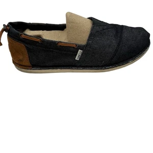 Toms Dark Denim Alpargatas Herren Canvas Wildleder Absatz Slipper Lifestyle Schuhgröße 11 - Bild 1 von 10