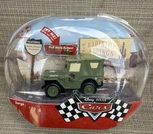 Disney Store Esclusiva CARS Movie 6" Talking SARGE 2006 Azione Pull Back - Foto 1 di 3