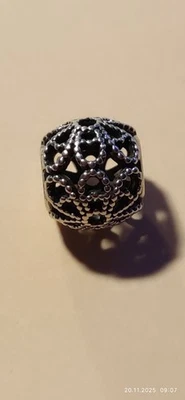 PANDORA Metallblüten Charm 925er Silber gebraucht (791282) - Bild 1 von 2