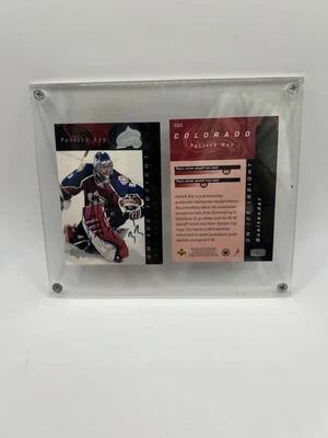 Tarjeta de cubierta superior firmada por Patrick Roy  Foto 1 de 4