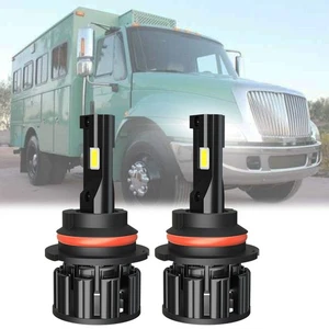 For International Truck 4300 4400 2003-2012 A Pair 9007 LED Headlight Bulbs Kit - Bild 1 von 10