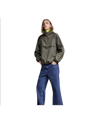 Abrigo chaqueta de lluvia forrada negra XL de Zara Outerwear para mujer Foto 1 de 4