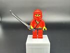 LEGO Red Ninja Minifigure Ninja Cas050 Set 3051 3053 3052 3074 3050 authentique !